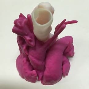 3D model of trachea and surrounding anatomy